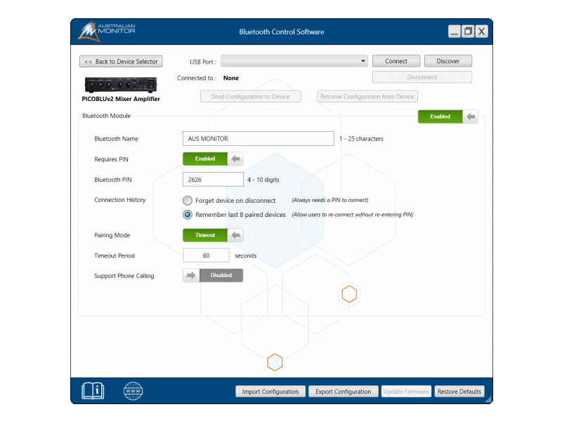 PICOBLUV2 Bluetooth Control Software LR